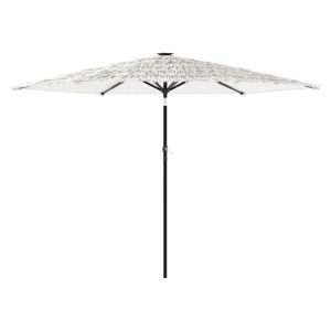 Parasol ogrodowy Biały 288 x 288 x 225 cm vidaXL 591754 Parasol ogrodowy Biały 288 x 288 x 225 cm vidaXL 591754