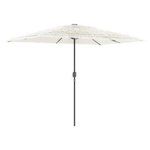 Parasol ogrodowy Biały 300 x 200 x 250 cm vidaXL 591776 Parasol ogrodowy Biały 300 x 200 x 250 cm vidaXL 591776