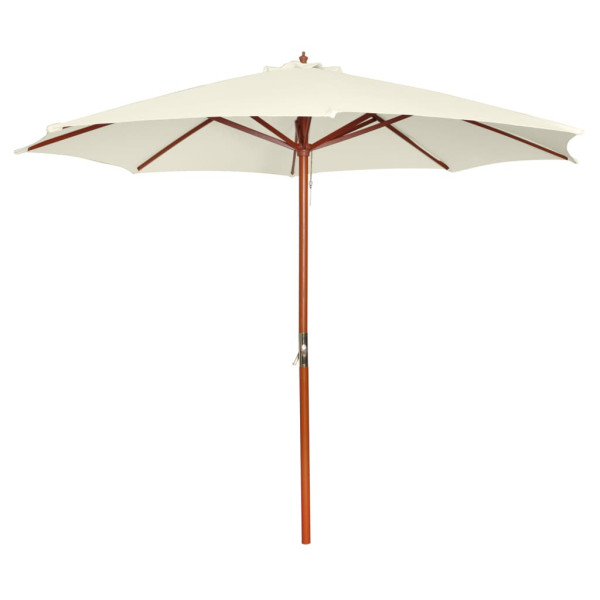 Parasol ogrodowy Biały vidaXL 591524