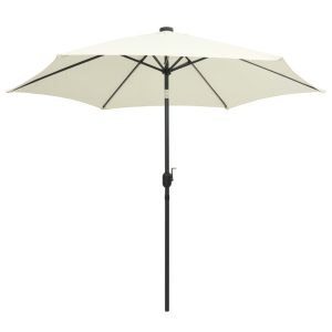 Parasol ogrodowy Biały vidaXL 593827 Parasol ogrodowy Biały vidaXL 593827