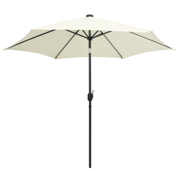 Parasol ogrodowy Biały vidaXL 593827