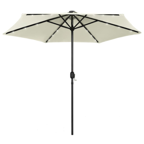 Parasol ogrodowy Biały vidaXL 593856