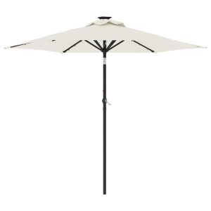 Parasol ogrodowy Biały vidaXL 591550 Parasol ogrodowy Biały vidaXL 591550