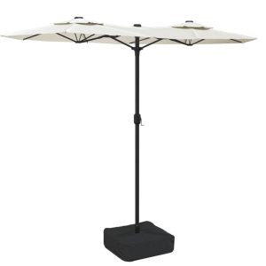 Parasol ogrodowy Biały vidaXL 591552 Parasol ogrodowy Biały vidaXL 591552