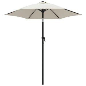 Parasol ogrodowy Biały vidaXL 591609 Parasol ogrodowy Biały vidaXL 591609