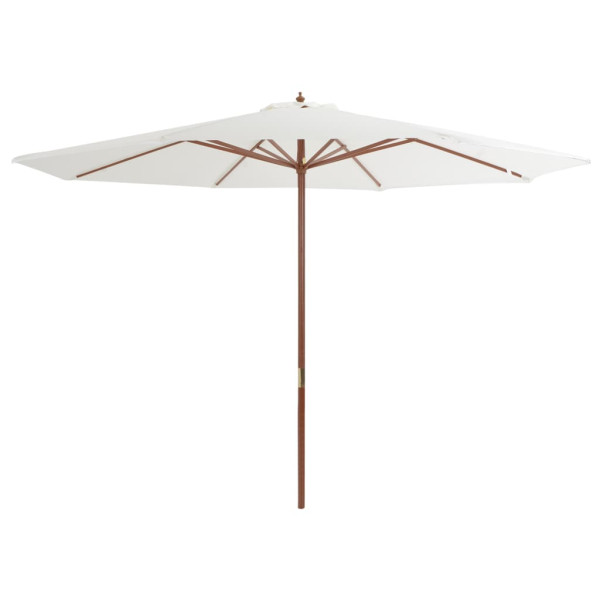 Parasol ogrodowy Biały vidaXL 591638