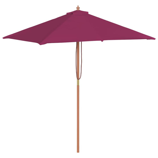 Parasol Ogrodowy Bordowy Na Słupku Składany Na Taras Ogród 150 x 200 cm 945832