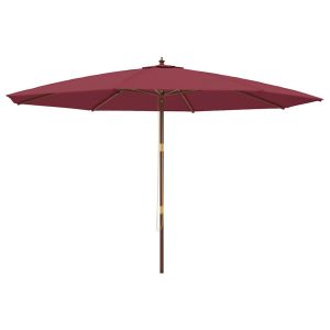 Parasol Ogrodowy Bordowy z Podstawą Składany Na Taras Balkon Ogród 400×273 939023 Parasol Ogrodowy Bordowy z Podstawą Składany Na Taras Balkon Ogród 400×273 939023