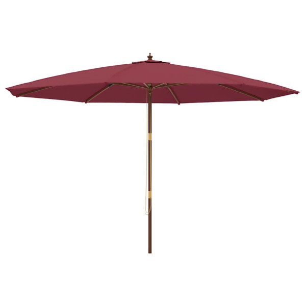 Parasol Ogrodowy Bordowy z Podstawą Składany Na Taras Balkon Ogród 400x273 939023