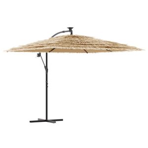 Parasol ogrodowy Brąz 269 x 269 x 235 cm vidaXL 591744 Parasol ogrodowy Brąz 269 x 269 x 235 cm vidaXL 591744
