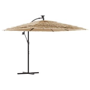 Parasol ogrodowy Brąz 290 x 290 x 238 cm vidaXL 591821 Parasol ogrodowy Brąz 290 x 290 x 238 cm vidaXL 591821