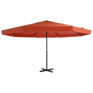 Parasol ogrodowy Brąz 500 cm vidaXL 591576 Parasol ogrodowy Brąz 500 cm vidaXL 591576