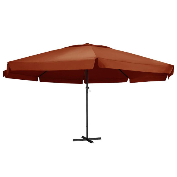 Parasol ogrodowy Brąz 600 cm vidaXL 591525