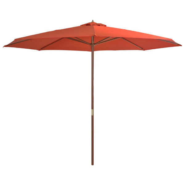 Parasol ogrodowy Brąz vidaXL 591701