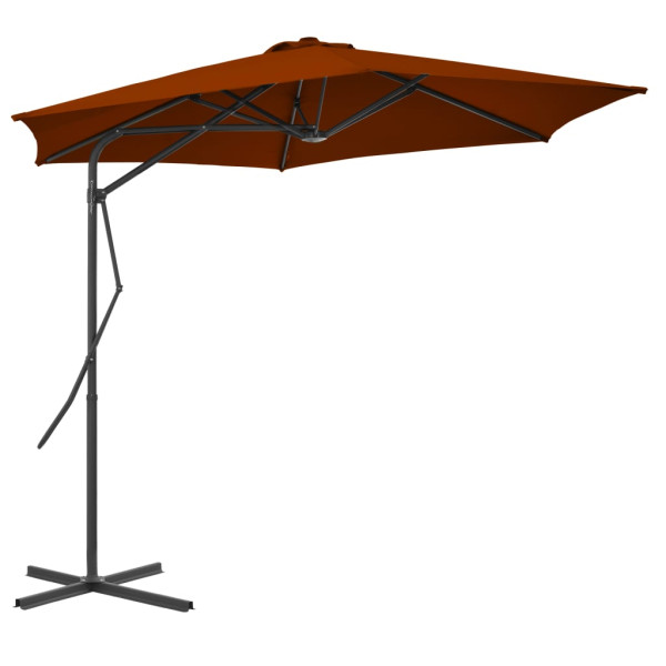 Parasol ogrodowy Brąz vidaXL 591721