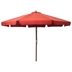 Parasol ogrodowy Brąz vidaXL 591729 Parasol ogrodowy Brąz vidaXL 591729