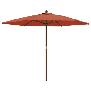 Parasol ogrodowy Brąz vidaXL 591513 Parasol ogrodowy Brąz vidaXL 591513