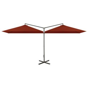 Parasol ogrodowy Brąz vidaXL 591610 Parasol ogrodowy Brąz vidaXL 591610
