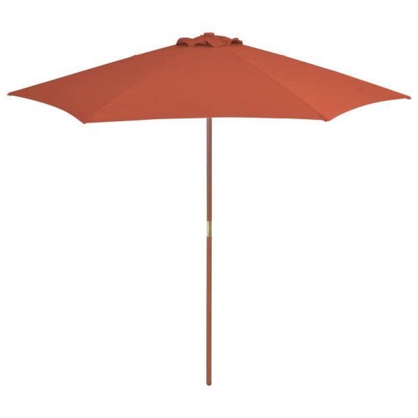 Parasol ogrodowy Brąz vidaXL 591672