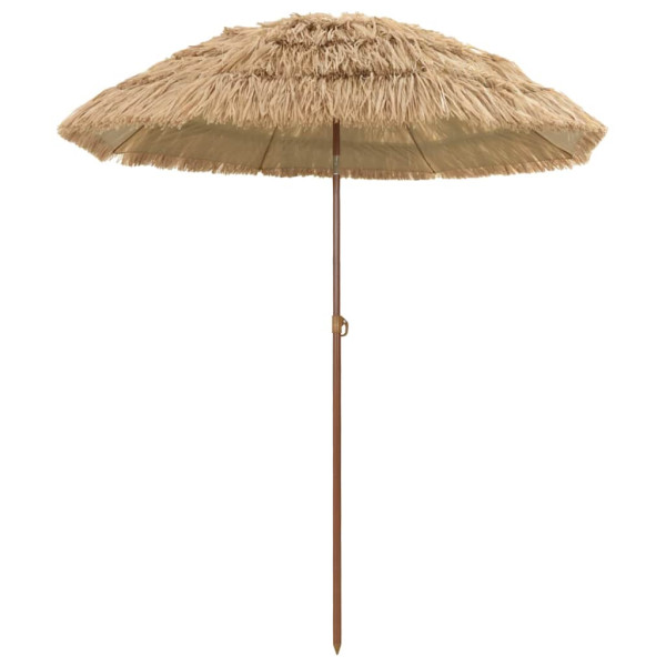 Parasol Ogrodowy Brązowy Na Słupku Składany Na Taras Ogród Balkon 942668