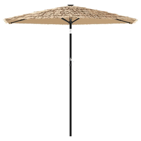 Parasol Ogrodowy Brązowy Składany Na Słupku Na Taras Ogród Balkon 938938