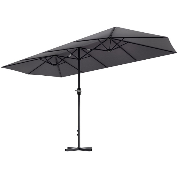 Parasol ogrodowy Castela 450 cm - Szary 938514