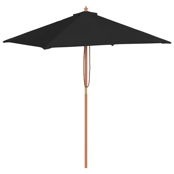 Parasol Ogrodowy Czarny Na Słupku Składany Na Taras Ogród 150x200 cm 945856