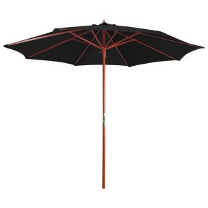 Parasol Ogrodowy Czarny Składany Na Słupku Na Taras Ogród Balkon 300×258 cm 940696 Parasol Ogrodowy Czarny Składany Na Słupku Na Taras Ogród Balkon 300×258 cm 940696