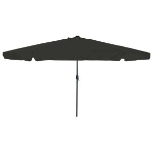 Parasol Ogrodowy Czarny Składany Na Słupku Na Taras Ogród Balkon 939039