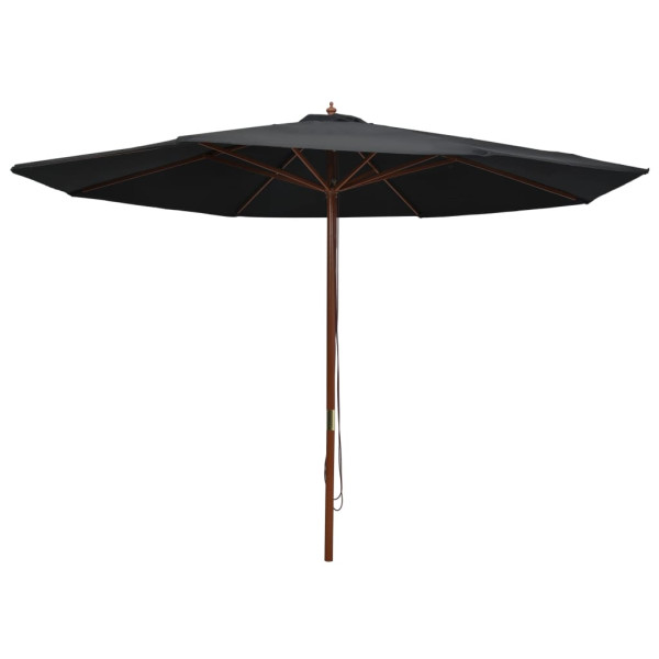 Parasol ogrodowy Czarny vidaXL 591604