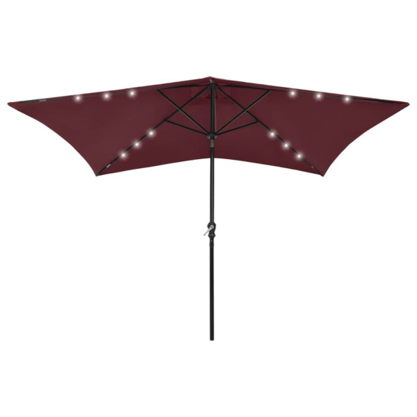Parasol ogrodowy Czerwony vidaXL 591675