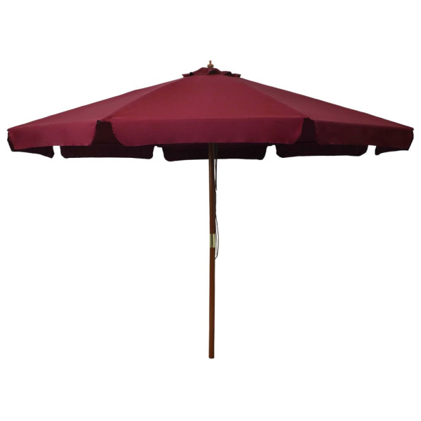 Parasol ogrodowy Czerwony vidaXL 591689