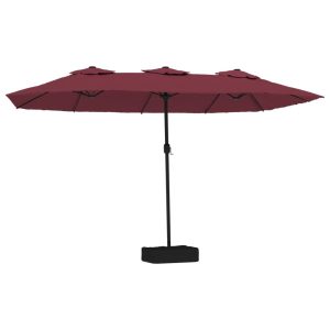Parasol ogrodowy Czerwony vidaXL 591704