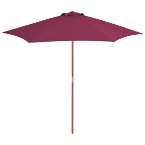 Parasol ogrodowy Czerwony vidaXL 591708