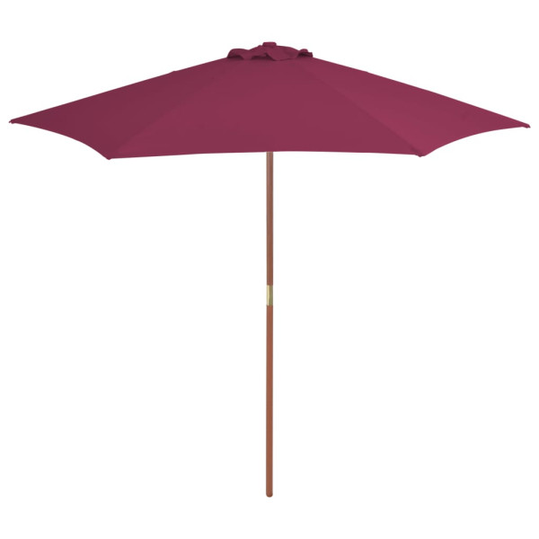Parasol ogrodowy Czerwony vidaXL 591708