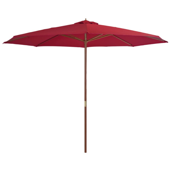 Parasol ogrodowy Czerwony vidaXL 591538