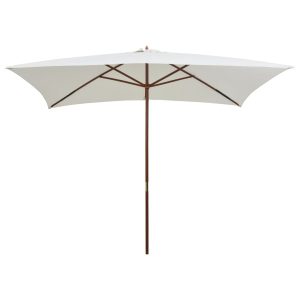 Parasol Ogrodowy Kremowy Składany Na Słupku Na Taras Ogród Balkon 200×300 942678 Parasol Ogrodowy Kremowy Składany Na Słupku Na Taras Ogród Balkon 200×300 942678