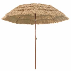 Parasol Ogrodowy na Słupku Składany Naturalny 255 x 255 x 255 cm 942671 Parasol Ogrodowy na Słupku Składany Naturalny 255 x 255 x 255 cm 942671