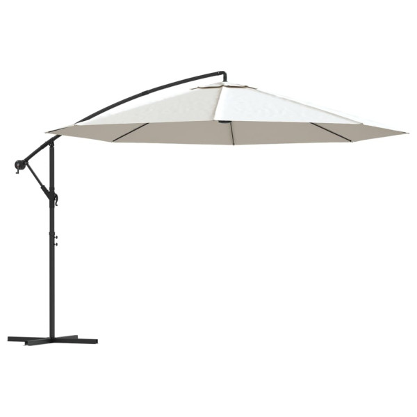 Parasol Ogrodowy na wysięgniku 3.5 m piaskowy 938844