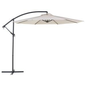 Parasol ogrodowy na wysięgniku beżowy 86141 Parasol ogrodowy na wysięgniku beżowy 86141