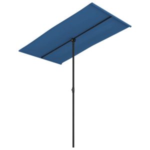 Parasol ogrodowy Niebieski 180 x 110 cm vidaXL 591752 Parasol ogrodowy Niebieski 180 x 110 cm vidaXL 591752
