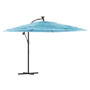 Parasol ogrodowy Niebieski 269 x 269 x 235 cm vidaXL 591780 Parasol ogrodowy Niebieski 269 x 269 x 235 cm vidaXL 591780