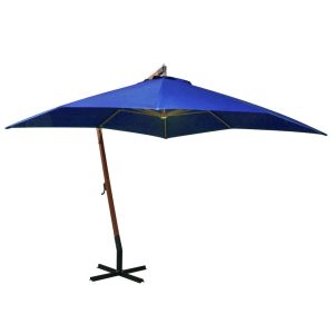 Parasol ogrodowy Niebieski 3 x 3 m vidaXL 594078 Parasol ogrodowy Niebieski 3 x 3 m vidaXL 594078