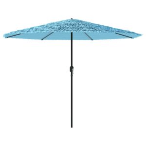 Parasol ogrodowy Niebieski 324 x 324 x 247 cm vidaXL 591782 Parasol ogrodowy Niebieski 324 x 324 x 247 cm vidaXL 591782