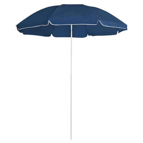 Parasol Ogrodowy Niebieski Na Słupku Składany Na Taras Ogród 180 cm 938984