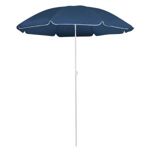 Parasol Ogrodowy Niebieski Na Słupku Składany Na Taras Ogród 180 cm 938965 Parasol Ogrodowy Niebieski Na Słupku Składany Na Taras Ogród 180 cm 938965