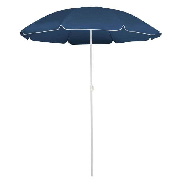 Parasol Ogrodowy Niebieski Na Słupku Składany Na Taras Ogród 180 cm 938965