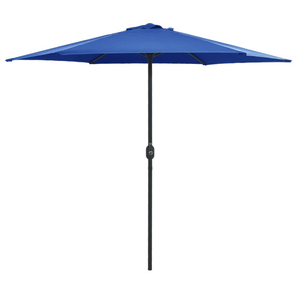 Parasol Ogrodowy Niebieski Na Słupku Składany Na Taras Ogród 270x246 cm 938870