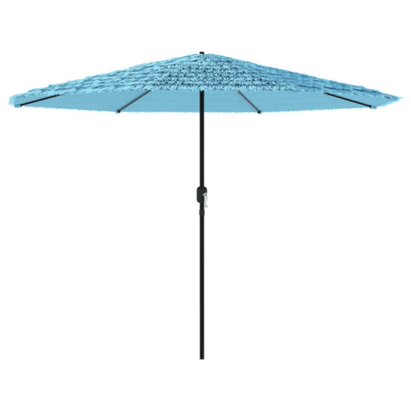 Parasol Ogrodowy Niebieski Na Słupku Składany Na Taras Ogród Balkon 942674