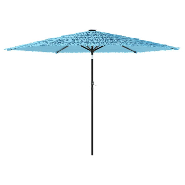 Parasol Ogrodowy Niebieski Na Słupku Składany Na Taras Ogród Balkon 942676